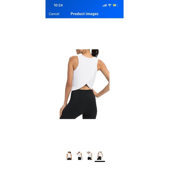 Mippo Split Back Gym Exercise Tanks - Set of 2 - Picture 5 of 10